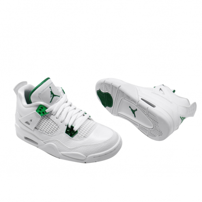 Air Jordan 4 GS Metallic Green - Image 4