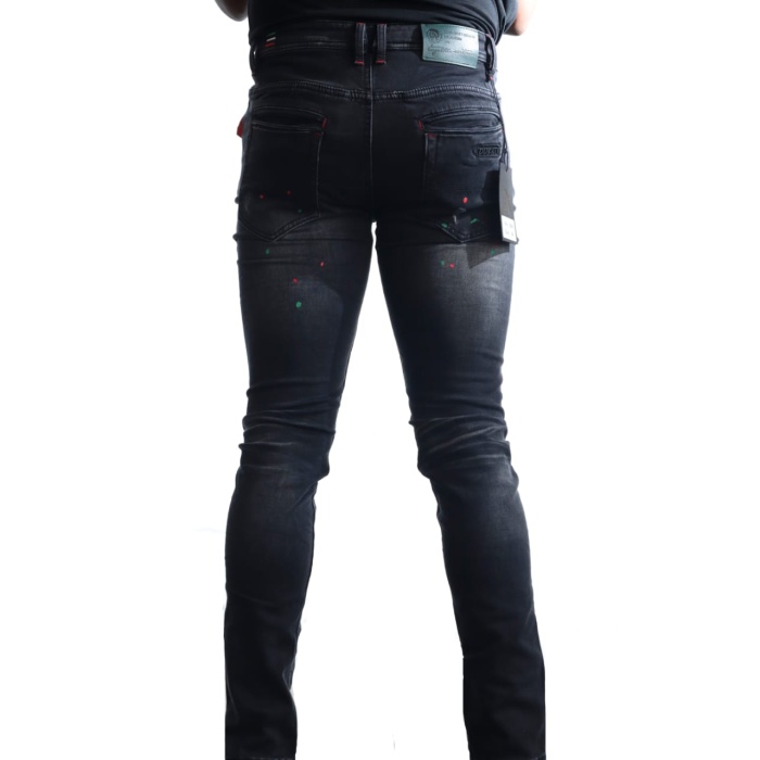 Diesel Ducati Paint Splatter Dirty Skinny Jeans - Image 2