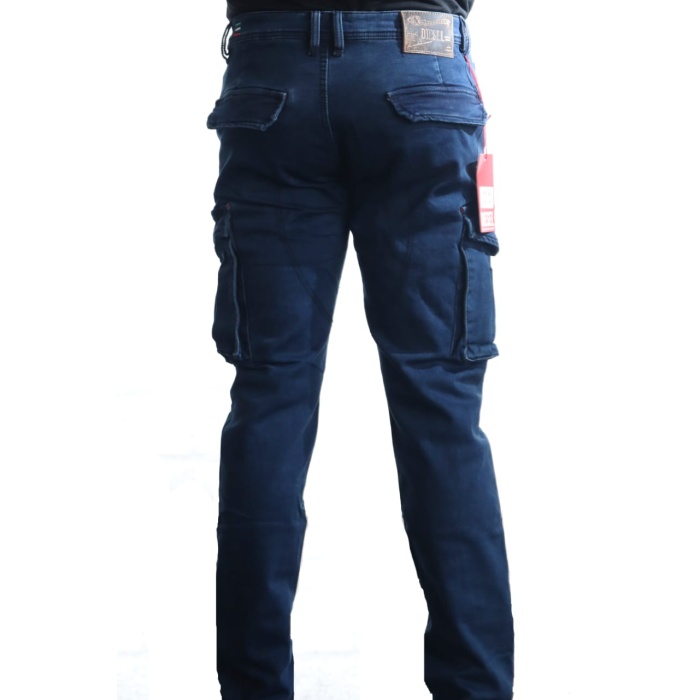 Men's Diesel multi-pocket straight Jeans - Blue - Image 3