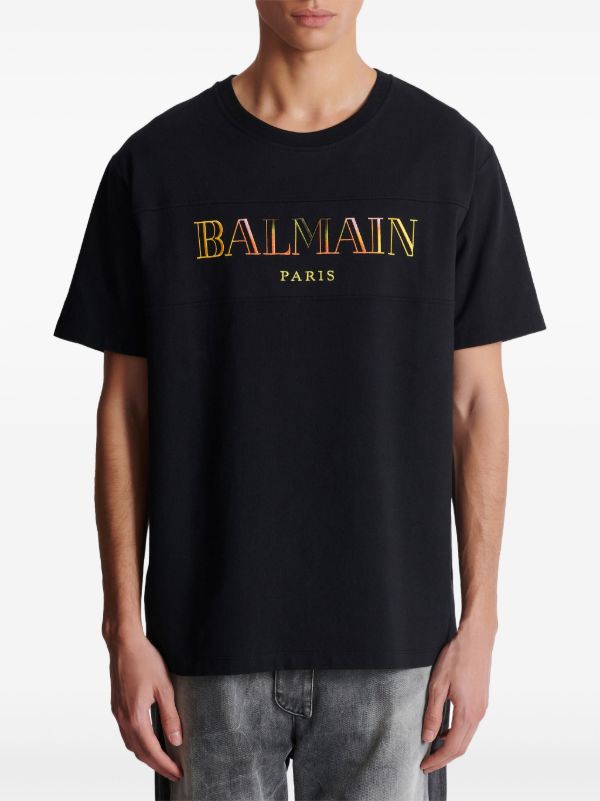 Balmain Vintage Balmain embroidered T-shirt - Image 2