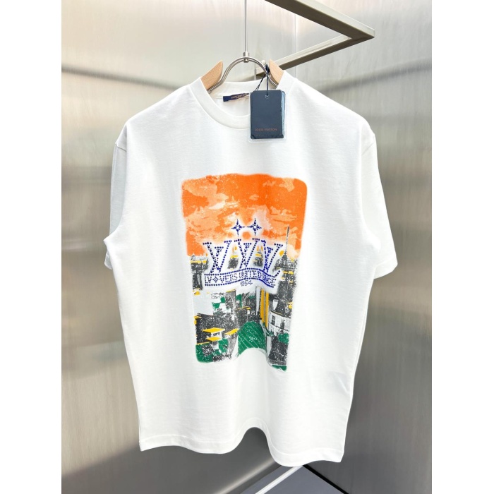 Louis Vuitton Printed Cotton T-shirt