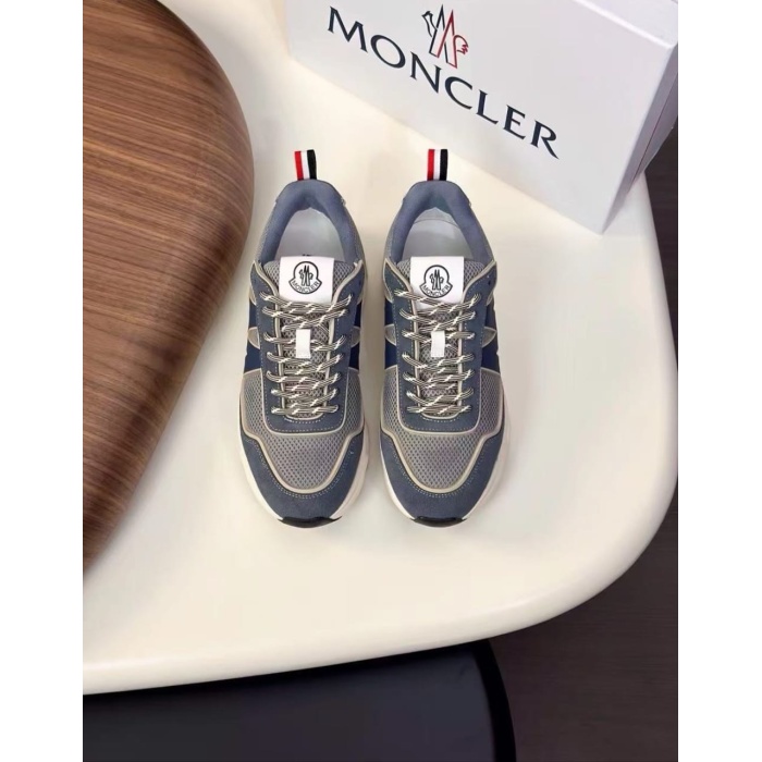 Moncler Mesh Panelled Lace-up Sneakers - Image 2