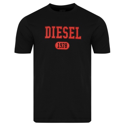 Diesel T-DIEGOR 1-A MAGLIETTA - Black SAPPHIRE TG