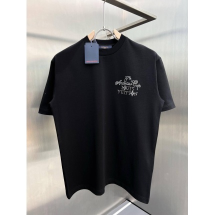  Louis Vuitton Embroidered Signature T-Shirt