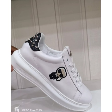 Karl Lagerfeld Spike White Heel