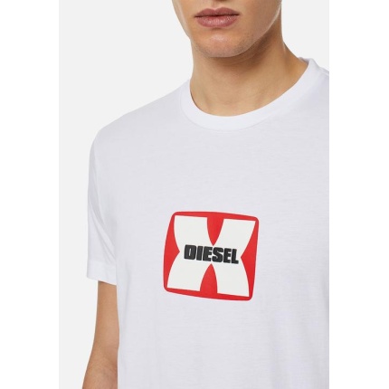 Diesel T-DIEGOR-K47 MAGLIETTA - BRIGHT WHITE TG