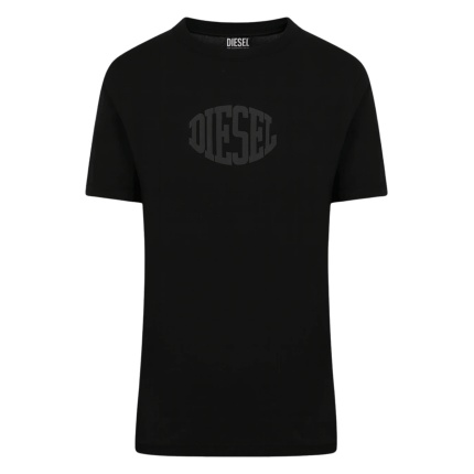 Diesel Logo Black T Shirt