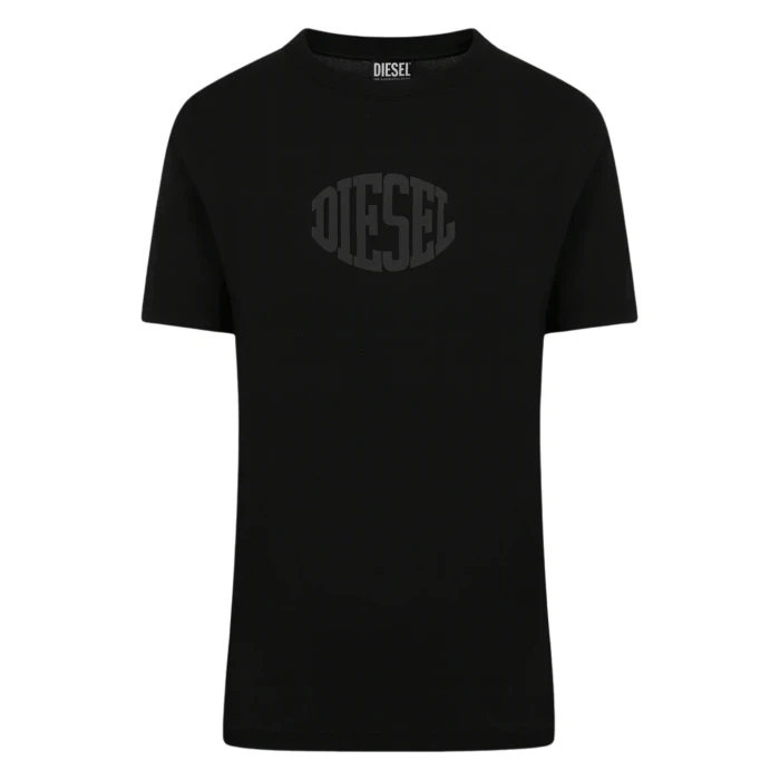 Diesel Logo Black T Shirt